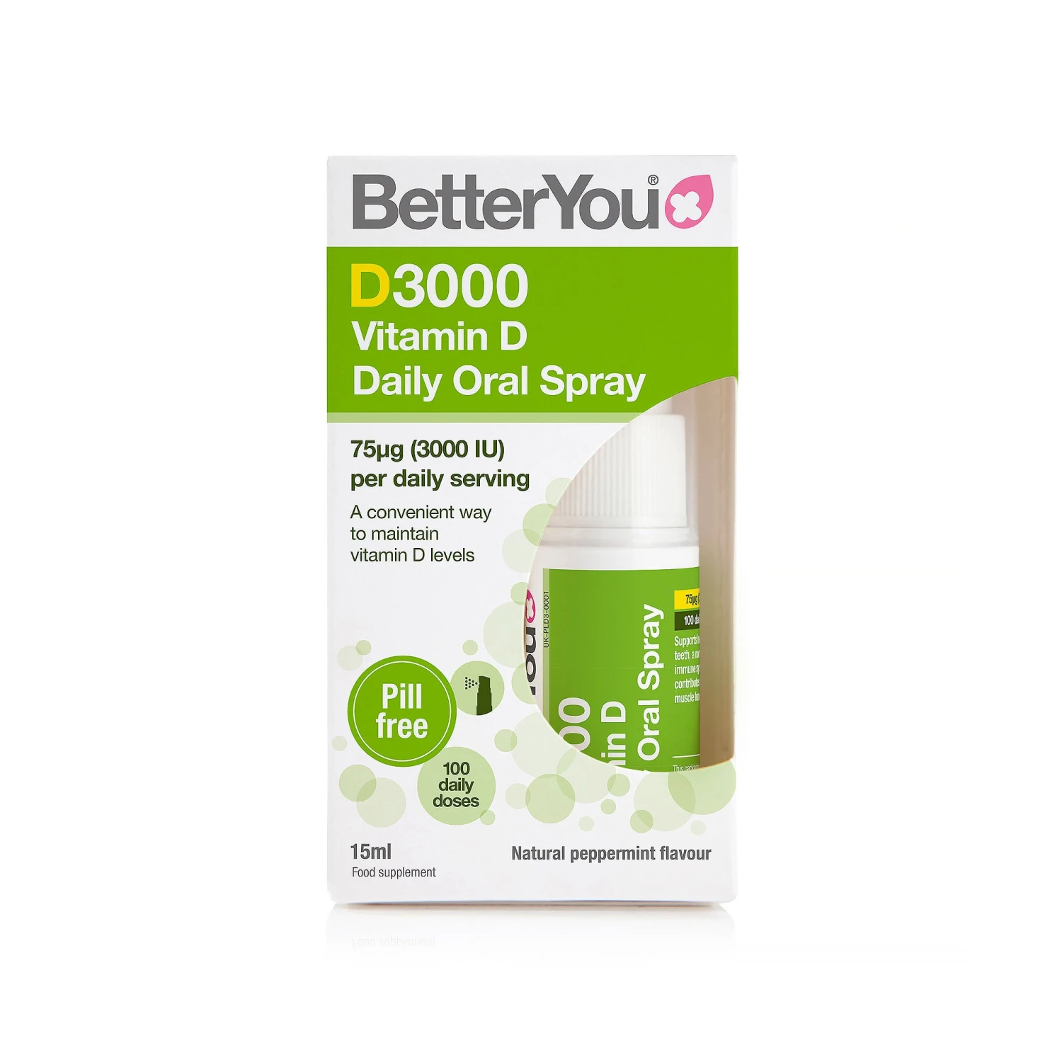 BetterYou D3000 Vitamin D Oral Spray 15ml 3 BetterYou D3000 Vitamin D Oral Spray 15ml
