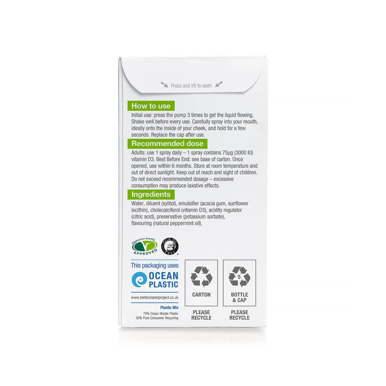 BetterYou D3000 Vitamin D Oral Spray 15ml 5 BetterYou D3000 Vitamin D Oral Spray 15ml - Image 3