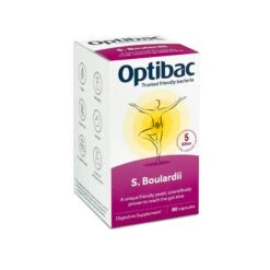 Optibac Probiotics Saccharomyces Boulardii 80 Tabs 12 Optibac Probiotics Saccharomyces Boulardii 80 Tabs -Optimal Home Furnishings 210628 Optibac S.Boulardii80s ThreeQuarterPackShot EU