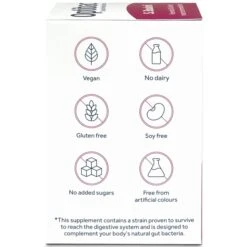 Optibac Saccharomyces Boulardii 40 Capsules -Optimal Home Furnishings 210702 Optibac S.Boulardii LeftPanelPackShot EU