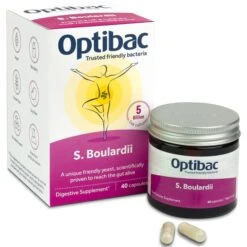 Optibac Saccharomyces Boulardii 40 Capsules -Optimal Home Furnishings 210702 Optibac S.Boulardii WithProductPackShot EU
