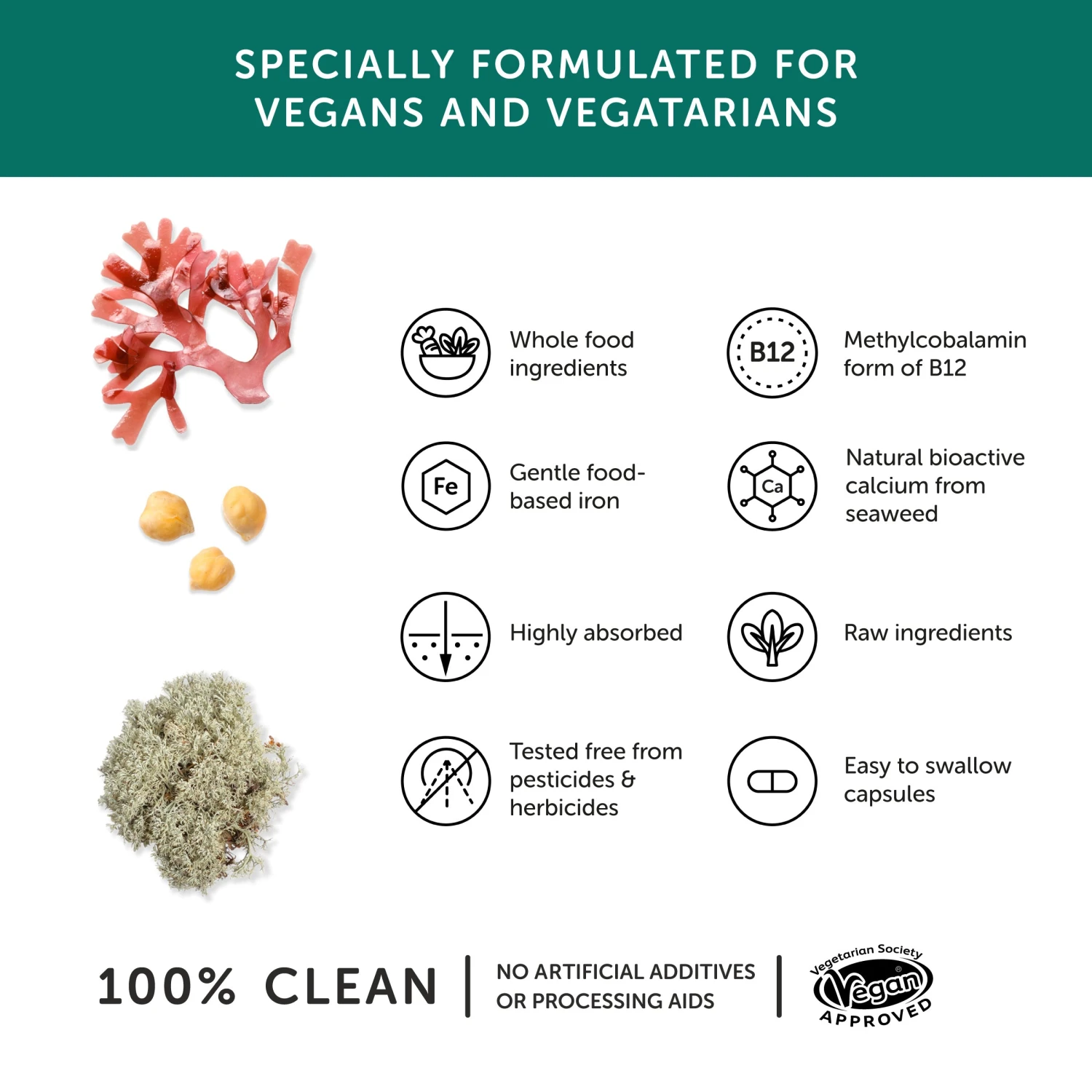 Together B12 Vegan Multivitamin 60 Caps 6 Together B12 Vegan Multivitamin 60 Caps - Image 4