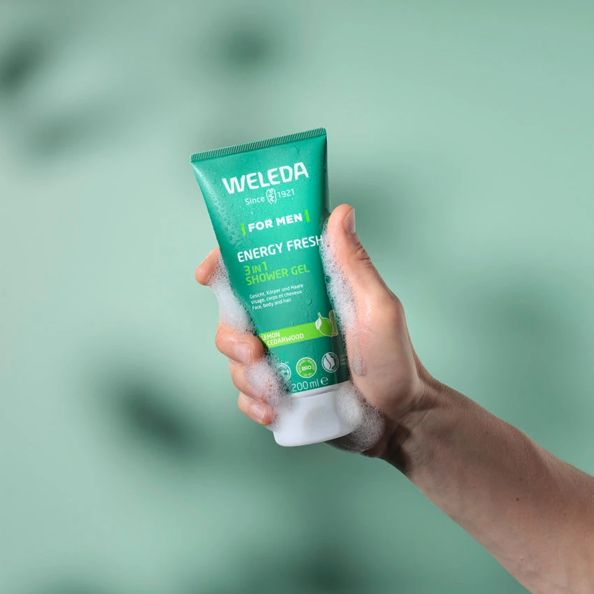 Weleda Men's Energy Fresh 3in1 Shower Gel 200ml 3 Weleda Men's Energy Fresh 3in1 Shower Gel 200ml