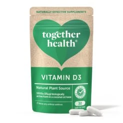 Together Health Vegan Vitamin D3 Food Supplement 30 Caps
