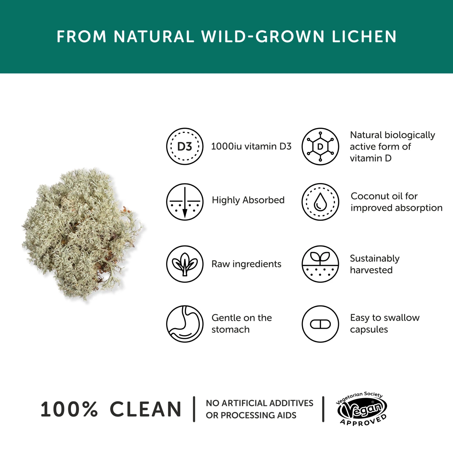 Together Health Vegan Vitamin D3 Food Supplement 30 Caps 6 Together Health Vegan Vitamin D3 Food Supplement 30 Caps - Image 4