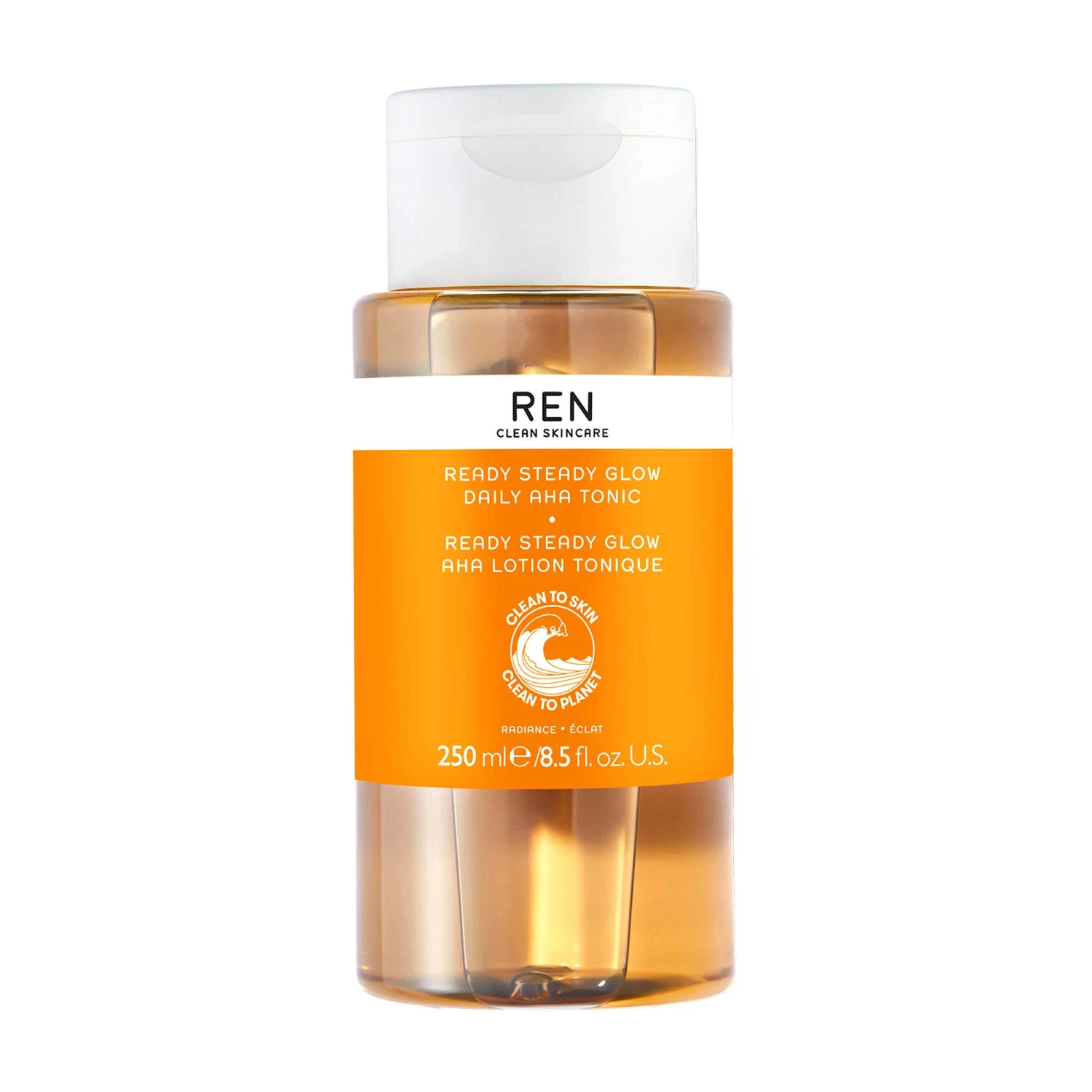 REN Ready Steady Glow Daily AHA Tonic 250ml 3 REN Ready Steady Glow Daily AHA Tonic 250ml