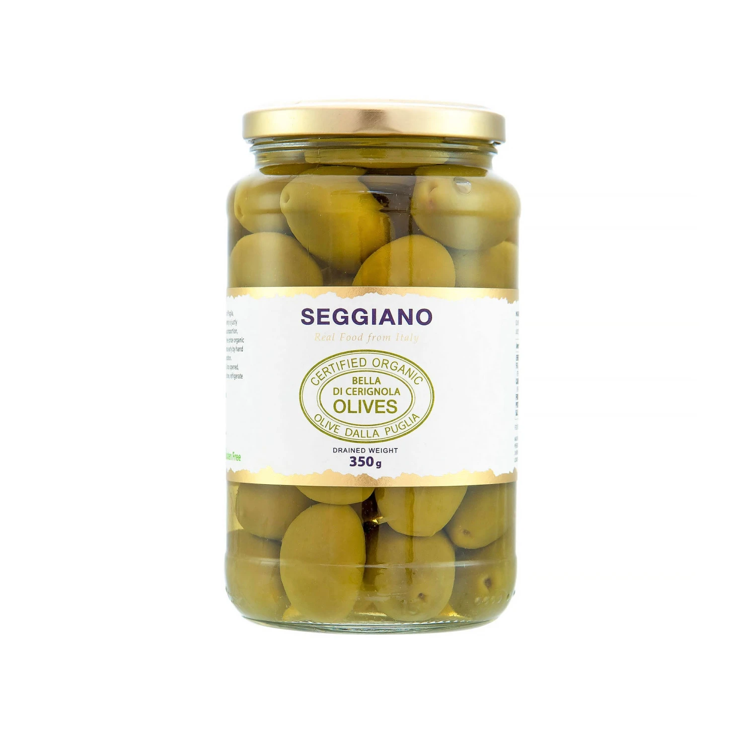 Seggiano Bella Di Cerignola Olives 350g 3 Seggiano Bella Di Cerignola Olives 350g