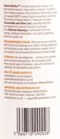 Naked Biotics Daily Maintain 1L -Optimal Home Furnishings 39362 3