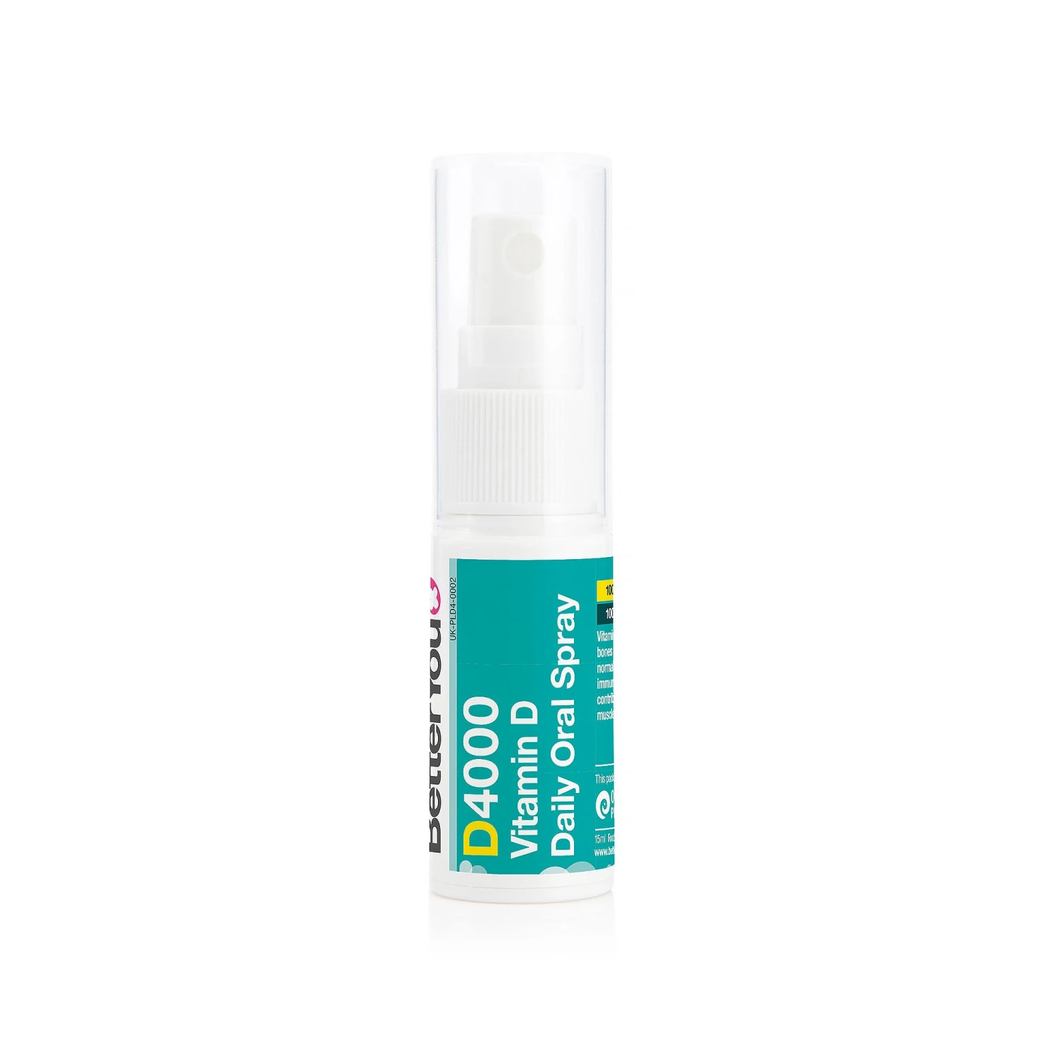 BetterYou D4000 Vitamin D Oral Spray 15ml 4 BetterYou D4000 Vitamin D Oral Spray 15ml - Image 2