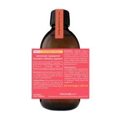 Well.Actually. Liposomal Vitamin C Liquid 1000mg - Fruit Fusion Flavour 300ml -Optimal Home Furnishings 40469 1