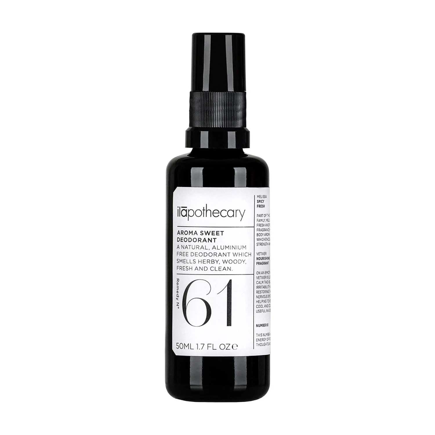 Ilapothecary Aroma Sweet Deodorant 50ml 3 Ilapothecary Aroma Sweet Deodorant 50ml