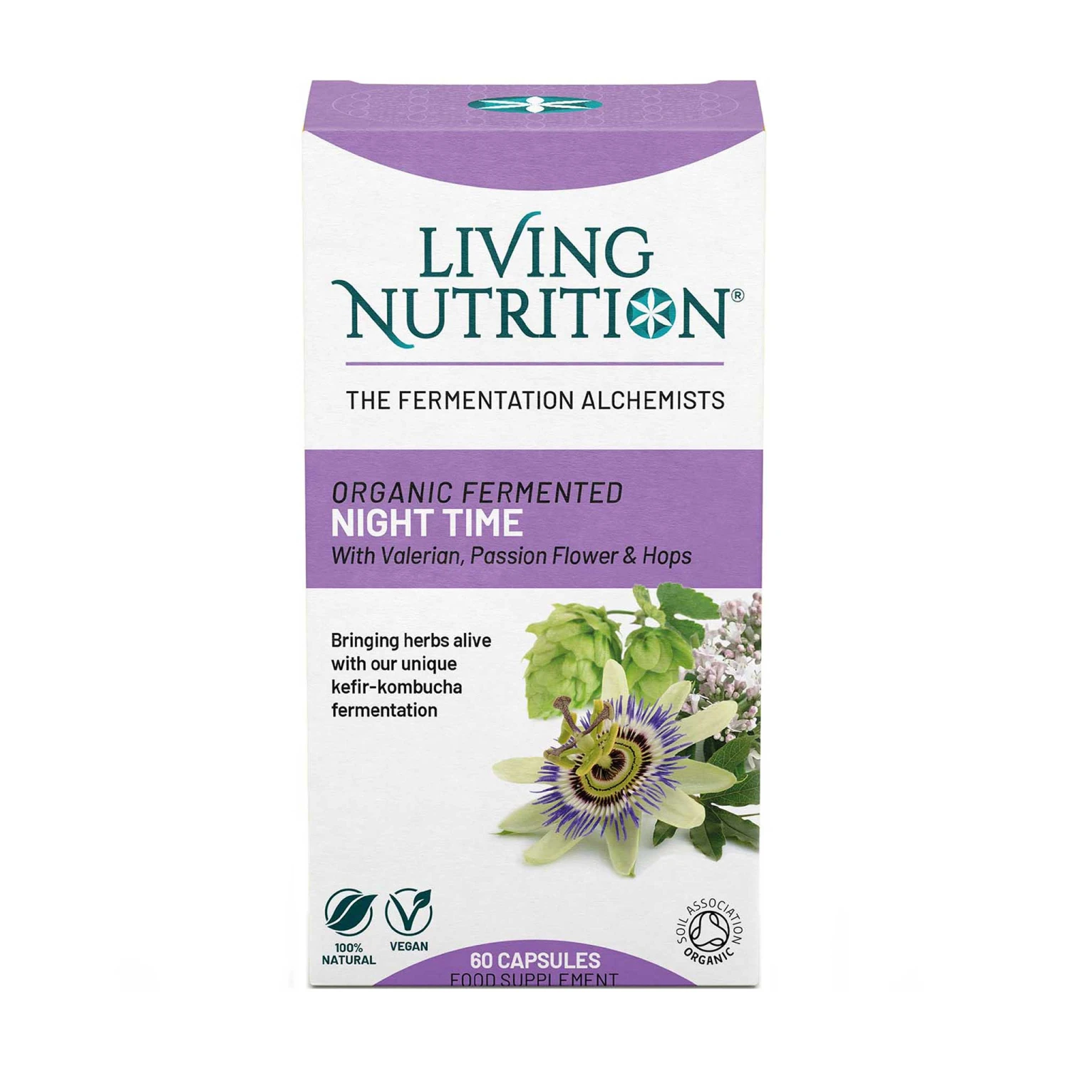 Living Nutrition Fermented Night Time 60 Caps 3 Living Nutrition Fermented Night Time 60 Caps