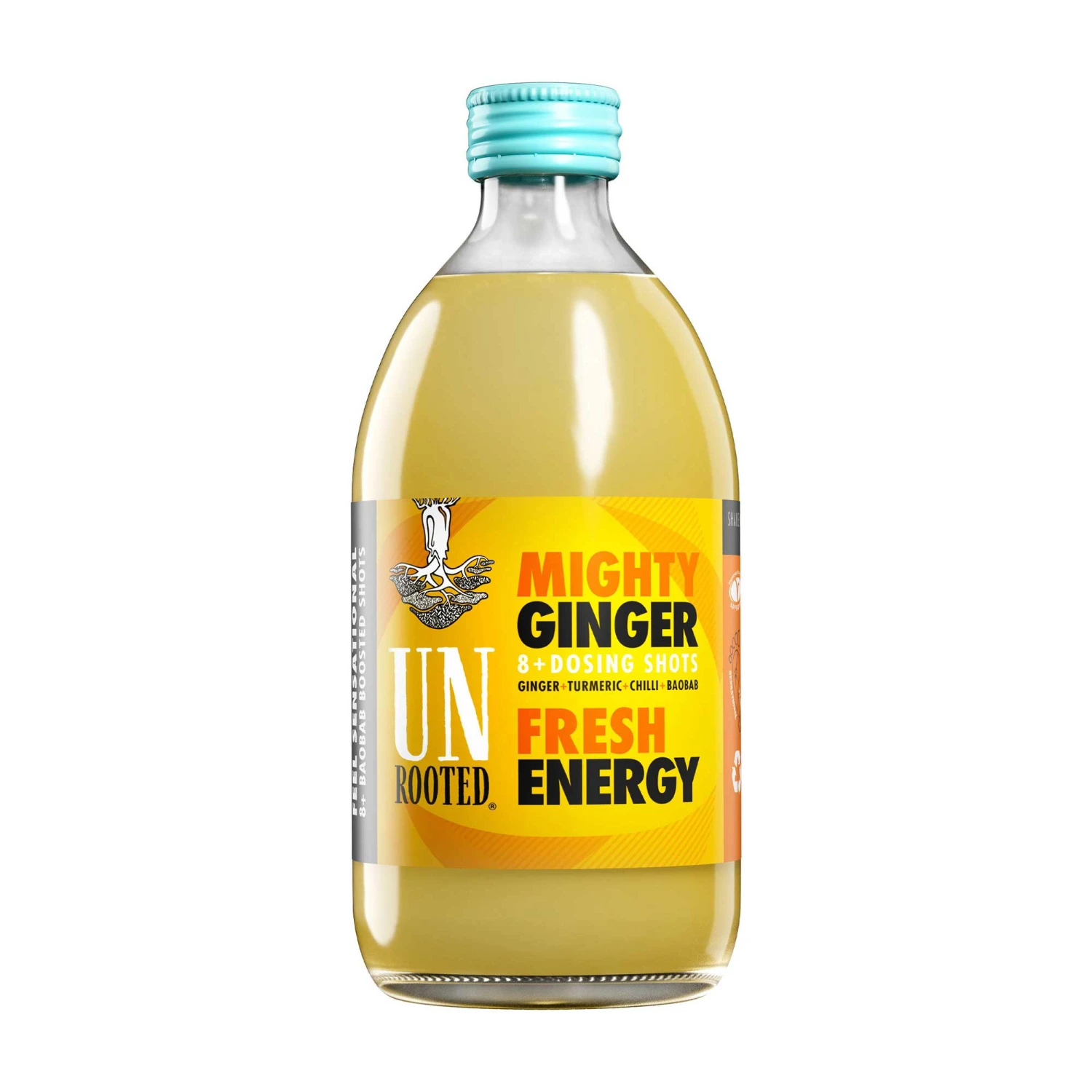 Unrooted Drinks Mighty Ginger Dosing Bottle 3 Unrooted Drinks Mighty Ginger Dosing Bottle