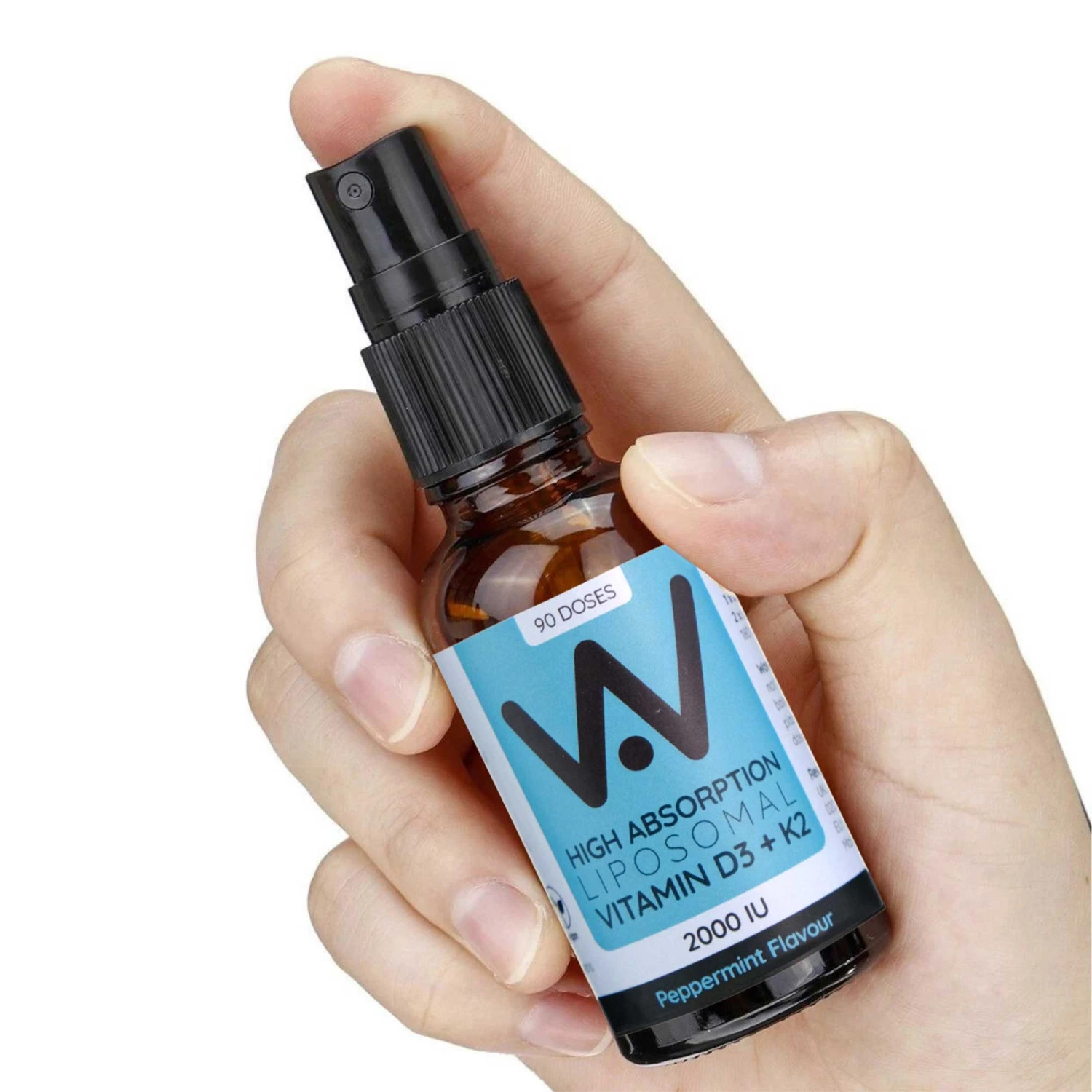 Well.Actually. Liposomal D3 2000 IU's + K2 100mcg Spray - Peppermint Flavour 25ml 4 Well.Actually. Liposomal D3 2000 IU's + K2 100mcg Spray - Peppermint Flavour 25ml - Image 2