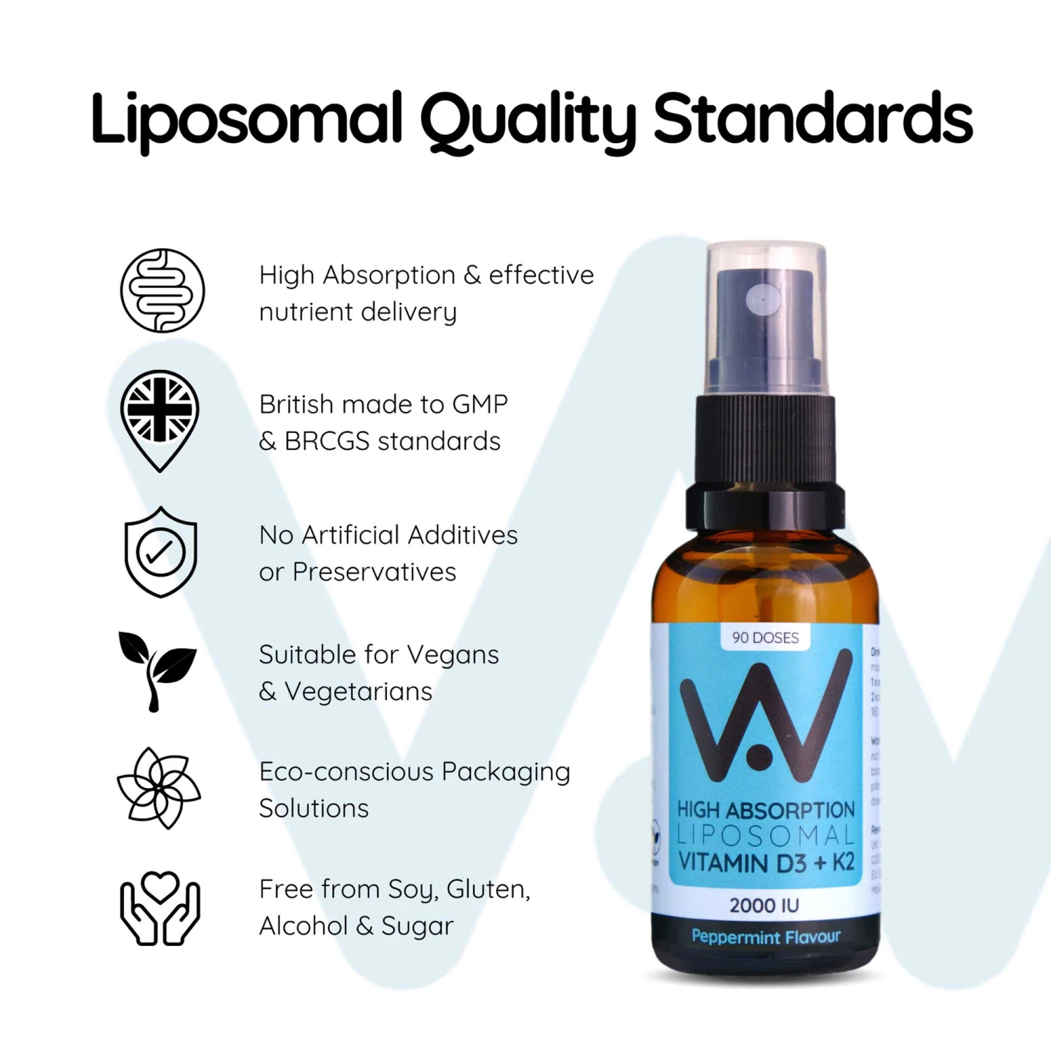 Well.Actually. Liposomal D3 2000 IU's + K2 100mcg Spray - Peppermint Flavour 25ml 5 Well.Actually. Liposomal D3 2000 IU's + K2 100mcg Spray - Peppermint Flavour 25ml - Image 3
