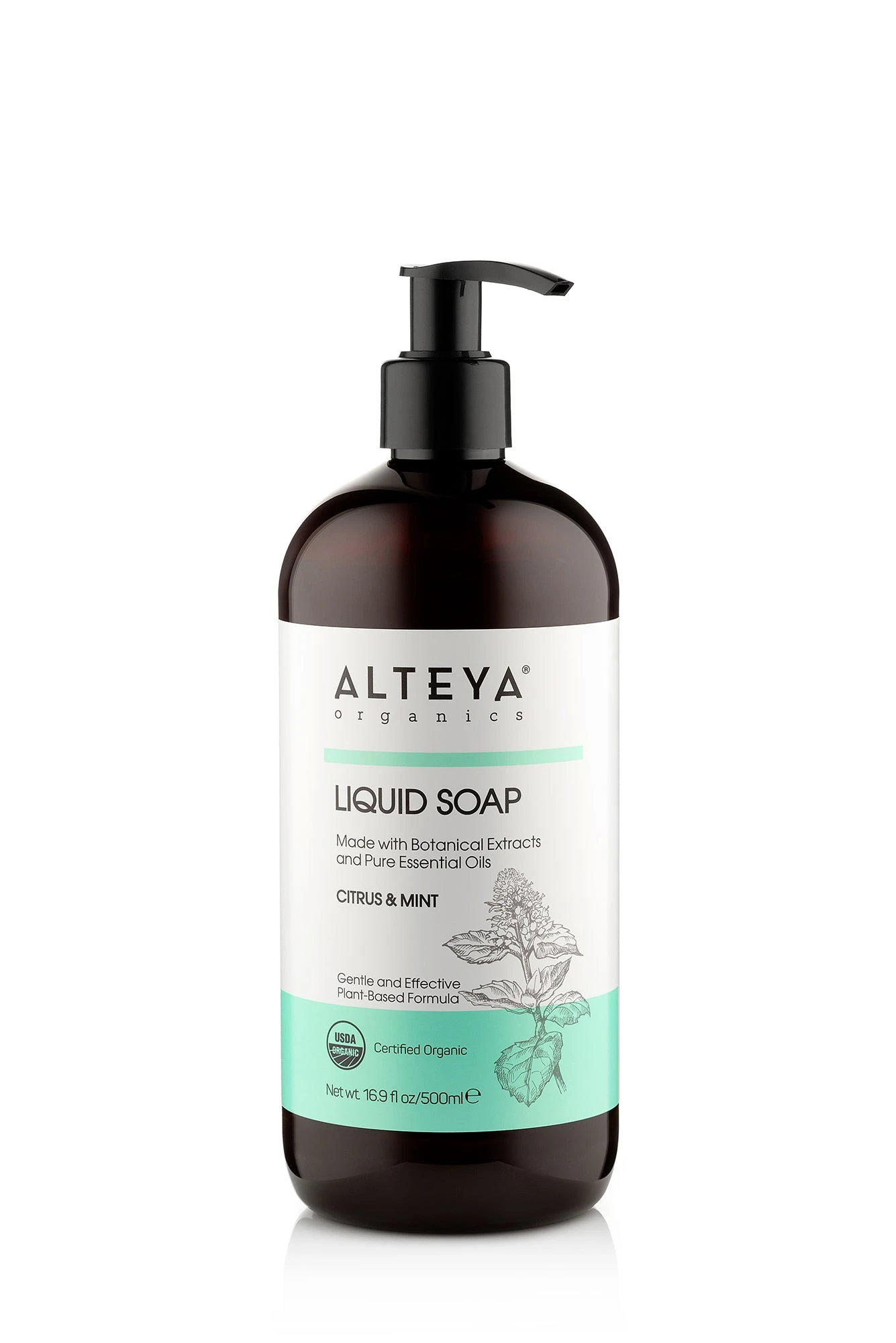 Alteya Organic Liquid Soap Citrus & Mint 500ml 3 Alteya Organic Liquid Soap Citrus & Mint 500ml