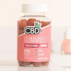 CBDfx Women's Multivitamin Gummies 60ct Bottle - 1500mg CBD 60ct -Optimal Home Furnishings 43061 2
