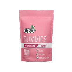 CBDfx Women's Multivitamin Gummies 8ct Pouch - 200mg CBD 8ct
