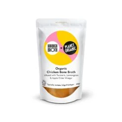 Planet Organic X Borough Broth Chicken Bone Broth With Turmeric, Lemongrass & ACV