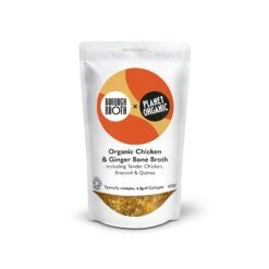 Planet Organic X Borough Broth Chicken Bone Broth With Ginger, Broccoli & Quinoa