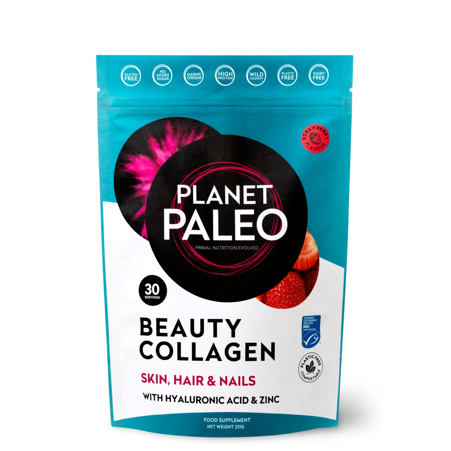 Planet Paleo Beauty Collagen 225g 3 Planet Paleo Beauty Collagen 225g