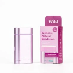 Wild Purple Case + Coconut & Vanilla Deo Refill - Starter Pack 142g
