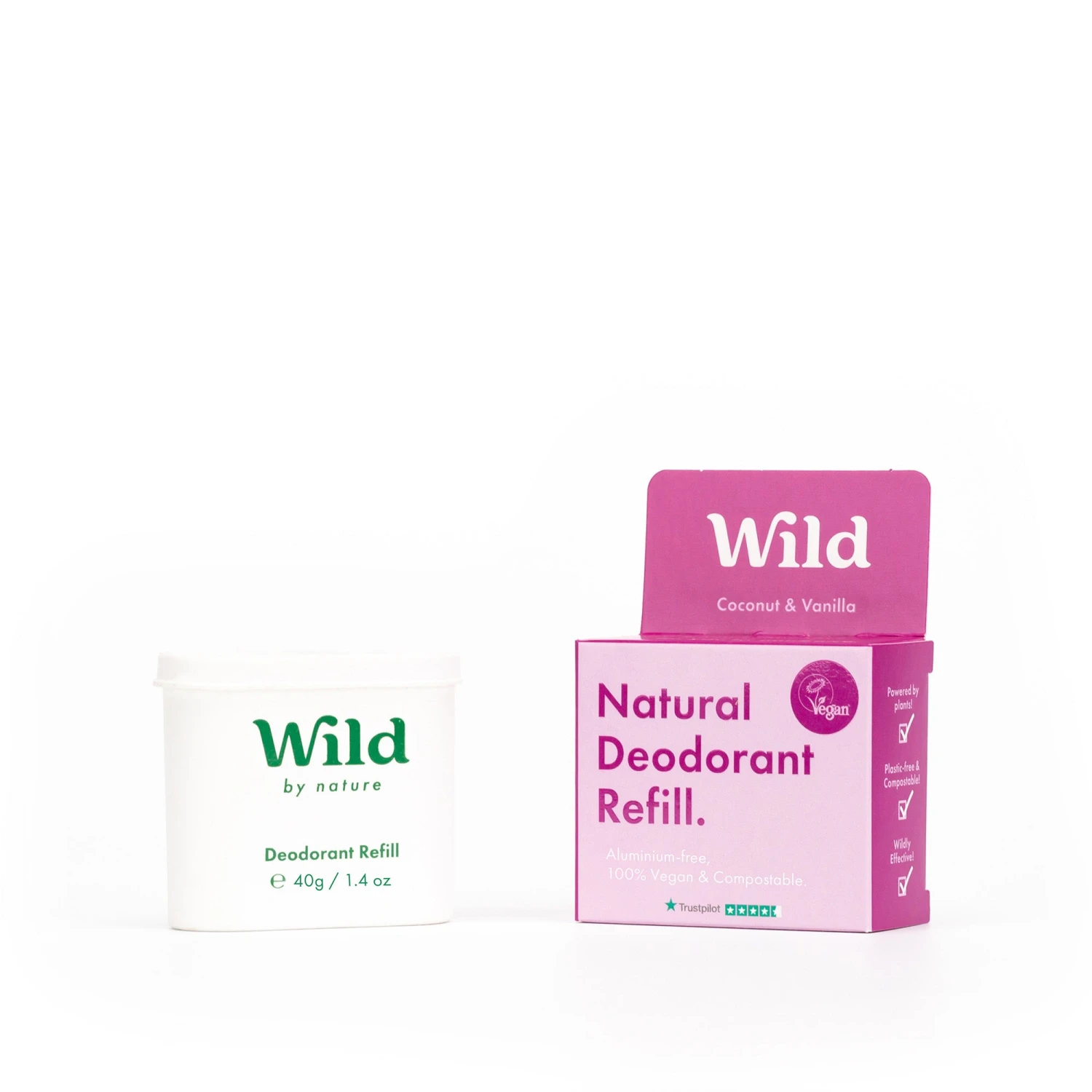 Wild Coconut & Vanilla Deo Refill 40g 3 Wild Coconut & Vanilla Deo Refill 40g