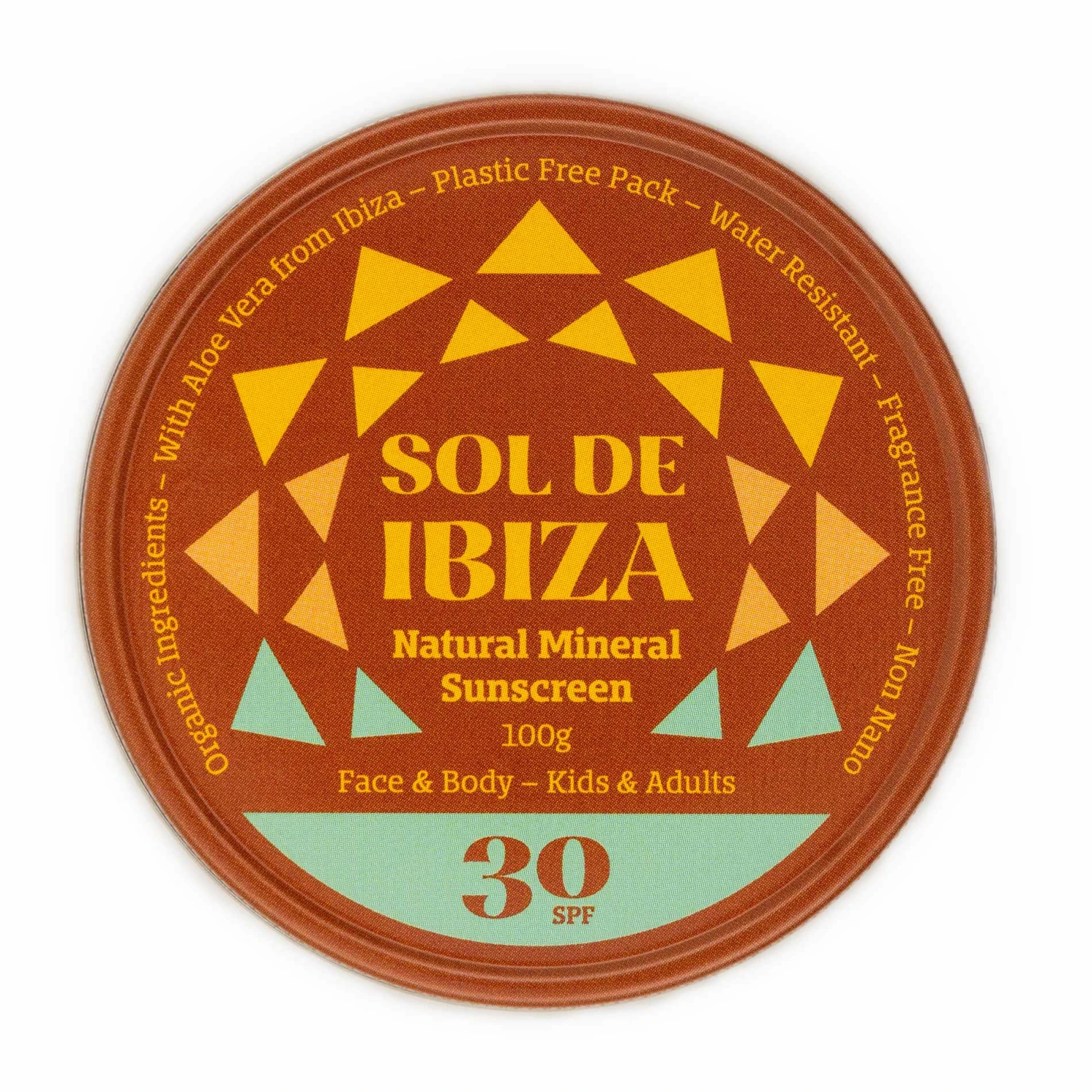Sol De Ibiza Plastic Free Face & Body Natural Mineral Sunscreen SPF30 3 Sol De Ibiza Plastic Free Face & Body Natural Mineral Sunscreen SPF30