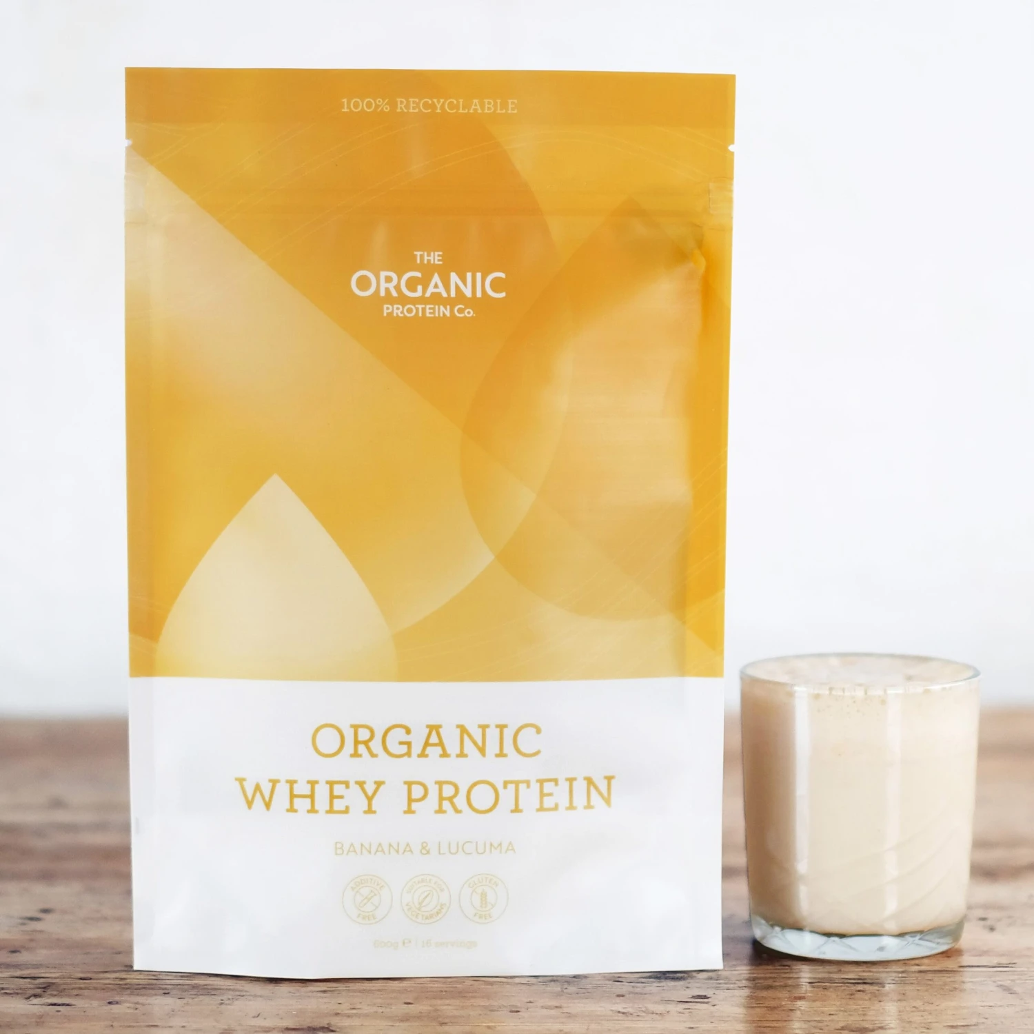 The Organic Protein Co. Banana & Lucuma Organic Whey Protein Powder 600g 5 The Organic Protein Co. Banana & Lucuma Organic Whey Protein Powder 600g - Image 3