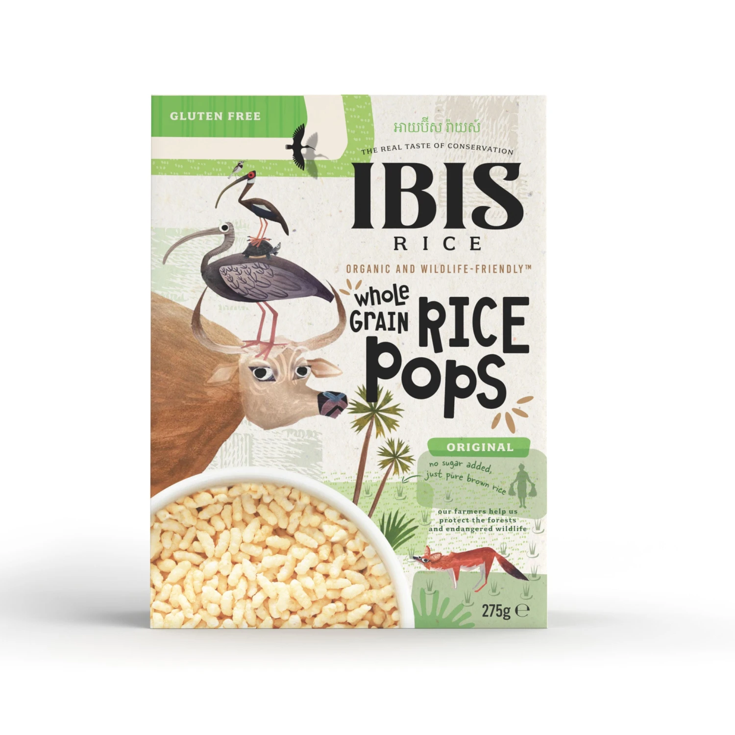 Ibis Organic Wholegrain Rice Pops Natural 275g 3 Ibis Organic Wholegrain Rice Pops Natural 275g