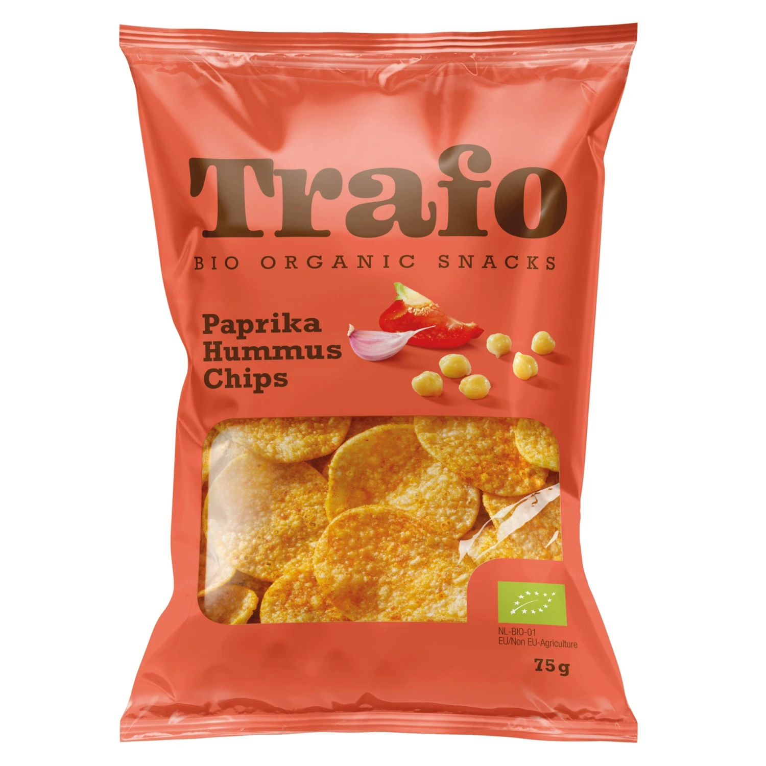 Trafo Paprika Hummus Chips 75g 3 Trafo Paprika Hummus Chips 75g