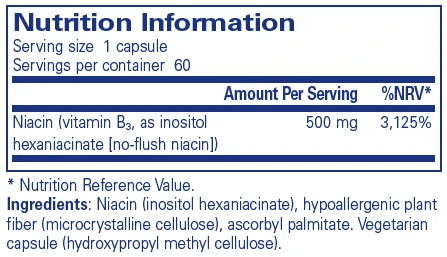 Pure Encapsulations Niacitol 500 Mg 60 Caps 4 Pure Encapsulations Niacitol 500 Mg 60 Caps - Image 2