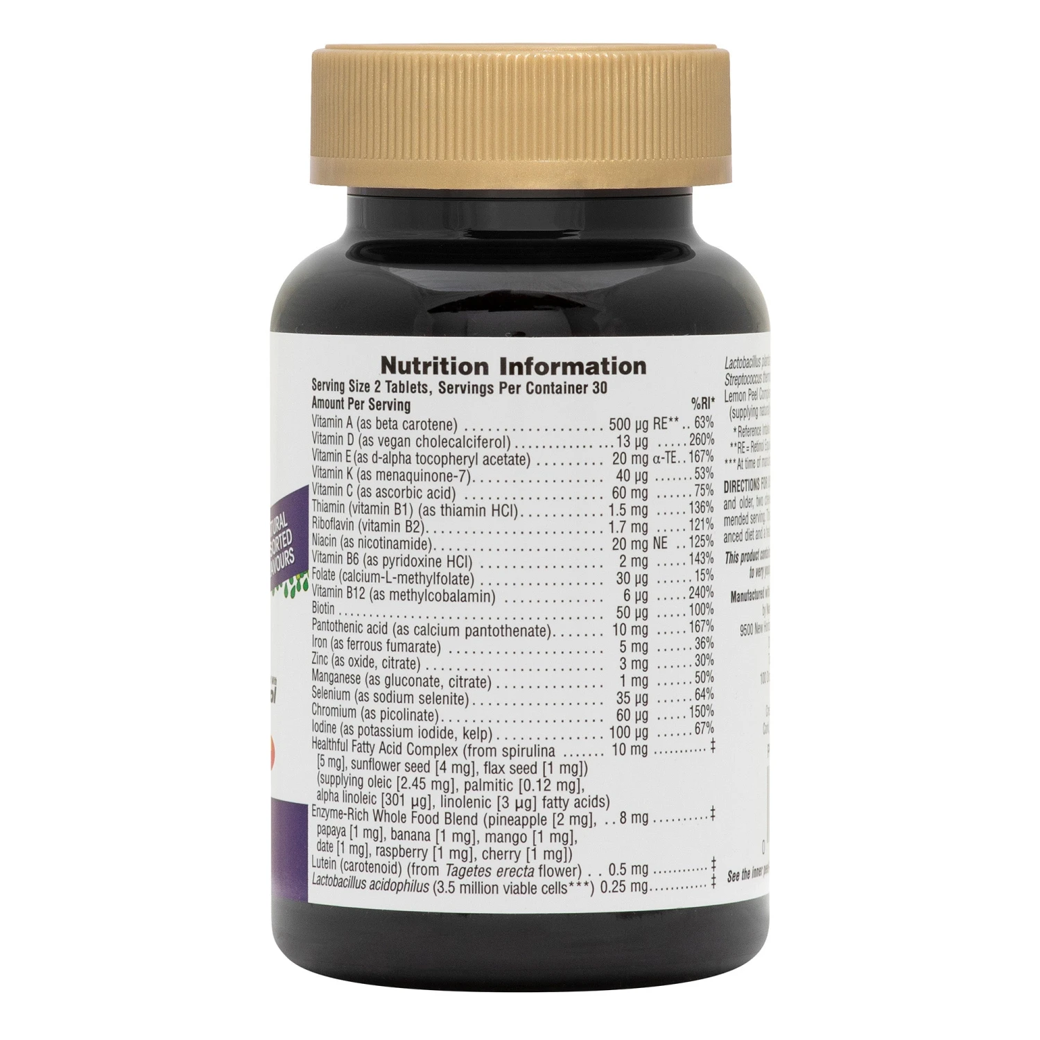 Nature's Plus Animal Parade GOLD Multivitamin Children's Chewables 60 Tabs 4 Nature's Plus Animal Parade GOLD Multivitamin Children's Chewables 60 Tabs - Image 2