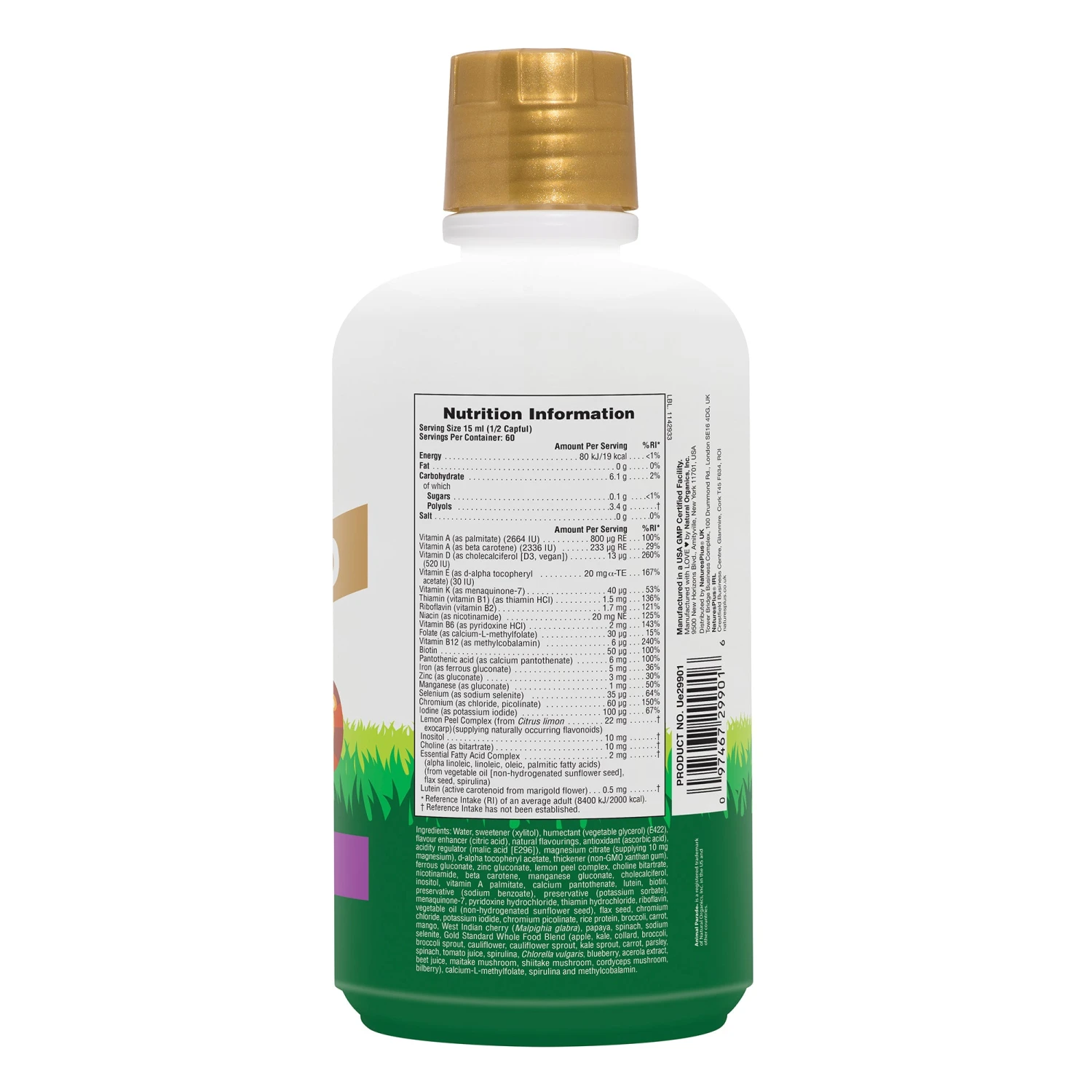 Nature's Plus Animal Parade GOLD Multivitamin Children’s Liquid 900 Ml 4 Nature's Plus Animal Parade GOLD Multivitamin Children’s Liquid 900 Ml - Image 2