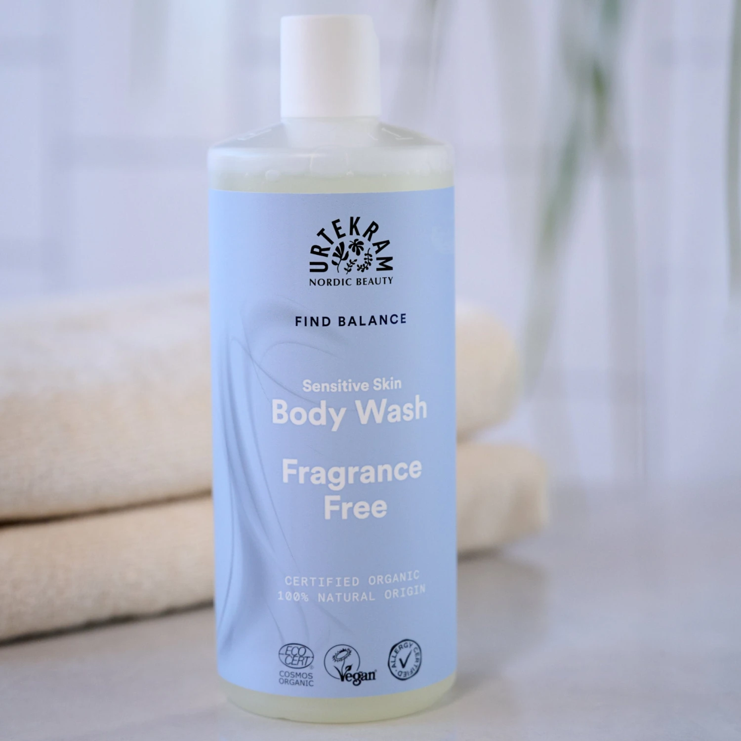 Urtekram Fragrance Free Body Wash 500ml 5 Urtekram Fragrance Free Body Wash 500ml - Image 3