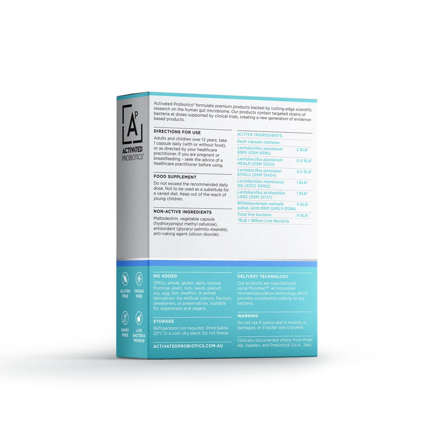 Activated Probiotics Biome Daily 30 Caps 4 Activated Probiotics Biome Daily 30 Caps - Image 2