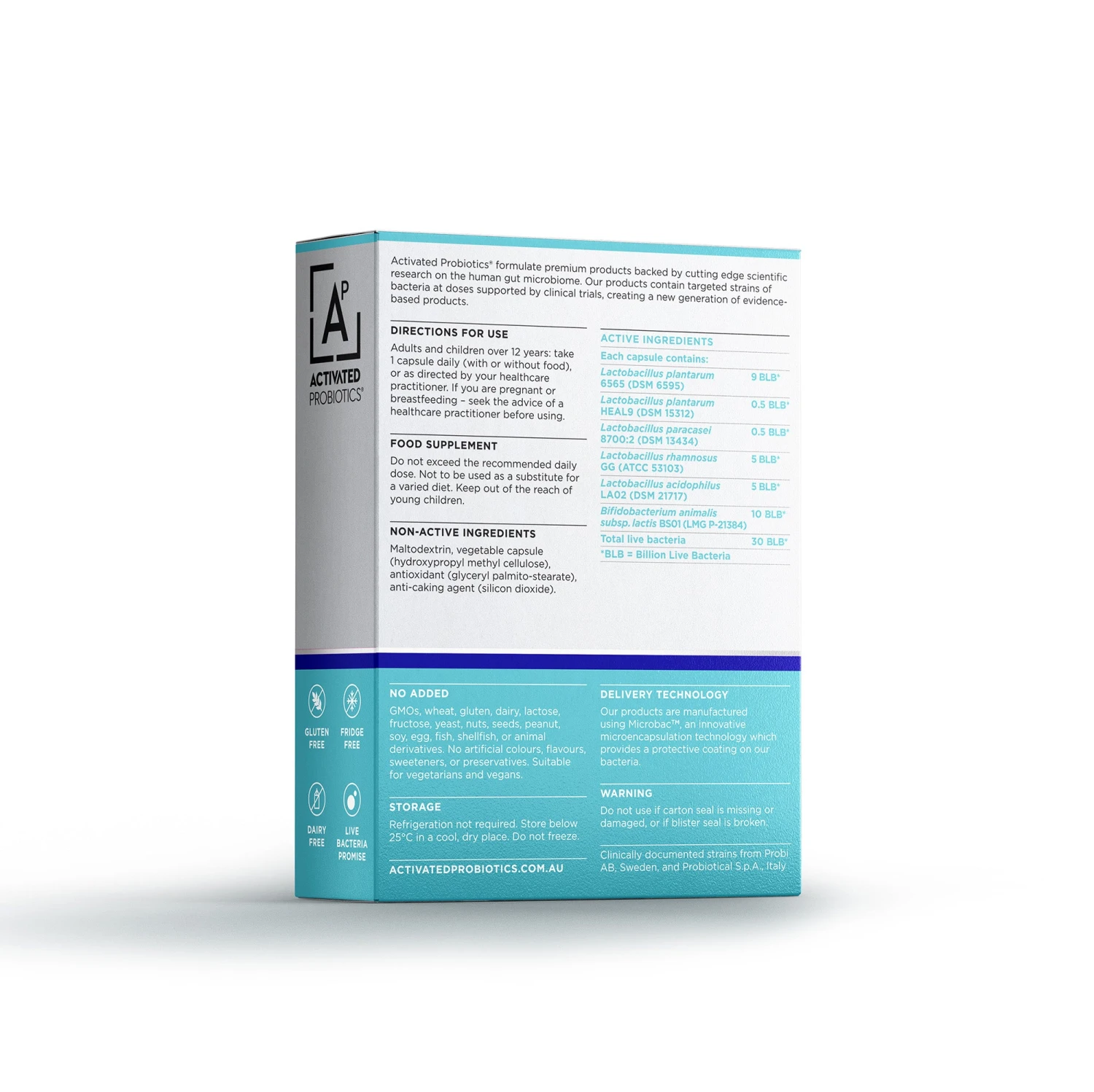 Activated Probiotics Biome Advance 30 Caps 4 Activated Probiotics Biome Advance 30 Caps - Image 2