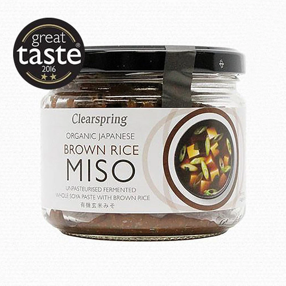 Clearspring Brown Rice Miso Jar 300g 3 Clearspring Brown Rice Miso Jar 300g