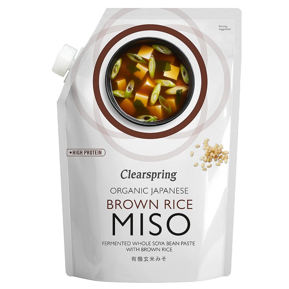 Clearspring Brown Rice Miso Pouch 300g 3 Clearspring Brown Rice Miso Pouch 300g