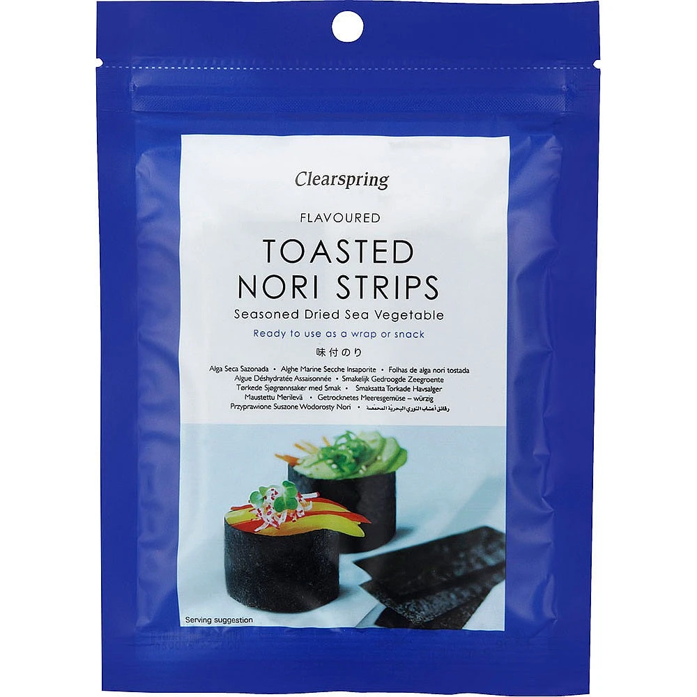 Clearspring Toasted Nori Strips 5 Strips 3 Clearspring Toasted Nori Strips 5 Strips