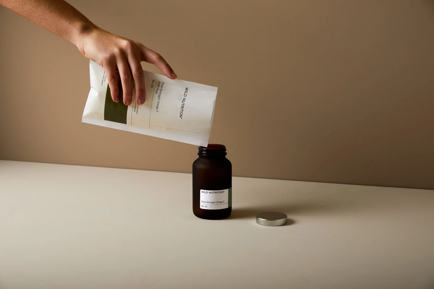 Wild Nutrition Pure Strength Omega 3 Refill 120 Caps 5 Wild Nutrition Pure Strength Omega 3 Refill 120 Caps - Image 3