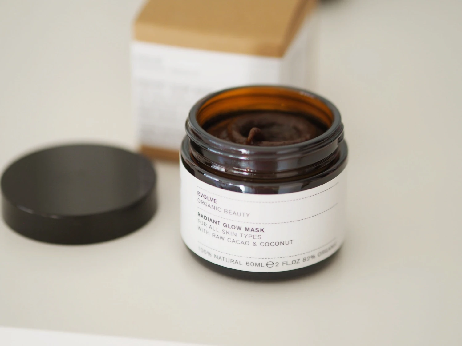 Evolve Radiant Glow Mask With Raw Cacao And Coconut 60ml 4 Evolve Radiant Glow Mask With Raw Cacao And Coconut 60ml - Image 2