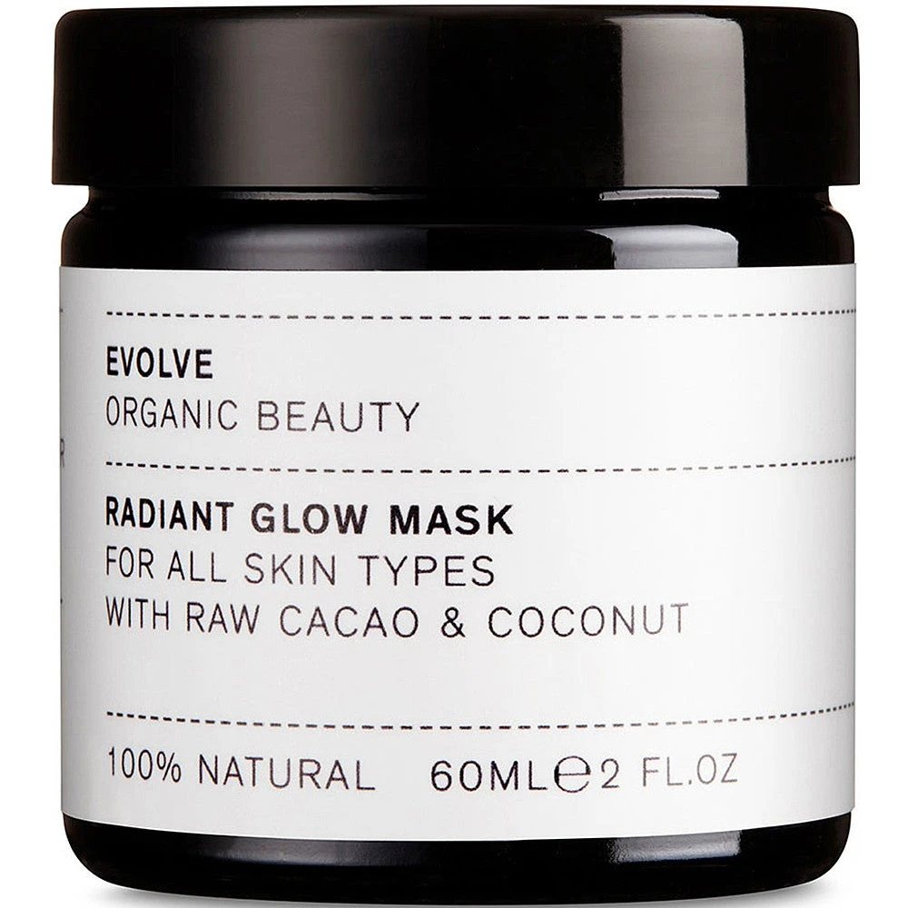 Evolve Radiant Glow Mask With Raw Cacao And Coconut 60ml 3 Evolve Radiant Glow Mask With Raw Cacao And Coconut 60ml
