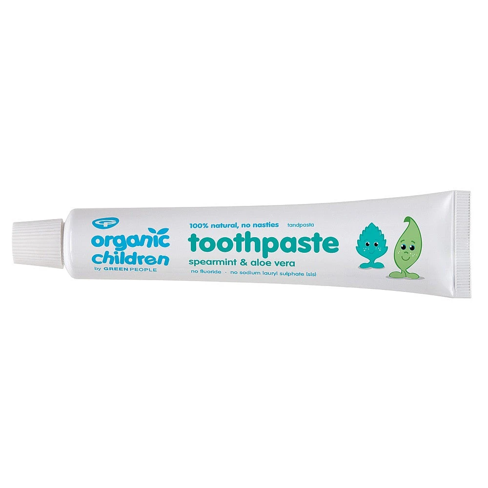 Green People Children Spearmint & Aloe Vera Toothpaste 50ml 3 Green People Children Spearmint & Aloe Vera Toothpaste 50ml