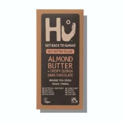 Hu Almond Butter And Crispy Quinoa Dark Chocolate Bar 60g
