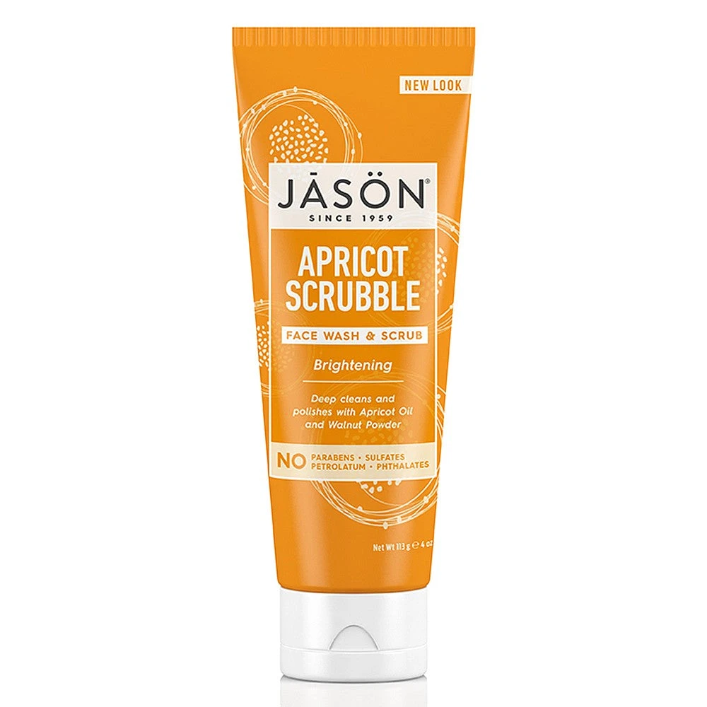 Jason Apricot Facial Wash & Scrub 128g 3 Jason Apricot Facial Wash & Scrub 128g