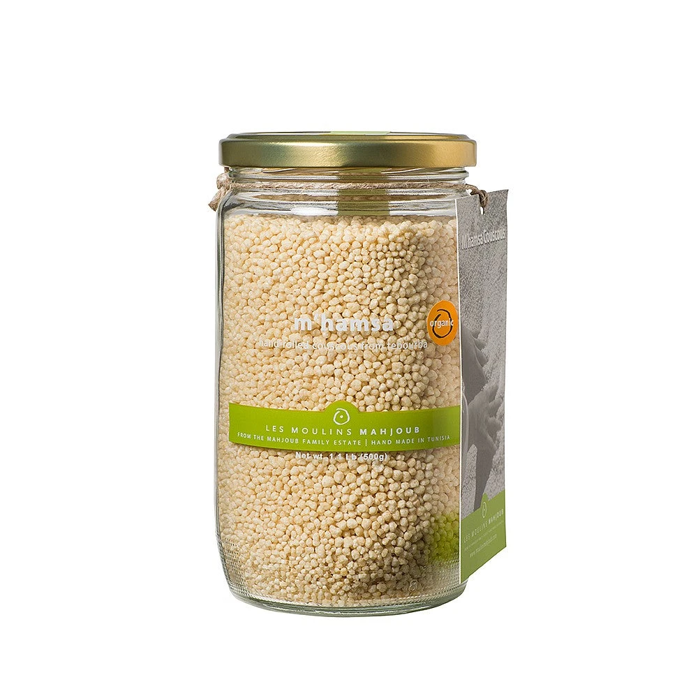 Les Moulins Mahjoub Hand-Rolled M'Hamsa Couscous 500g 3 Les Moulins Mahjoub Hand-Rolled M'Hamsa Couscous 500g