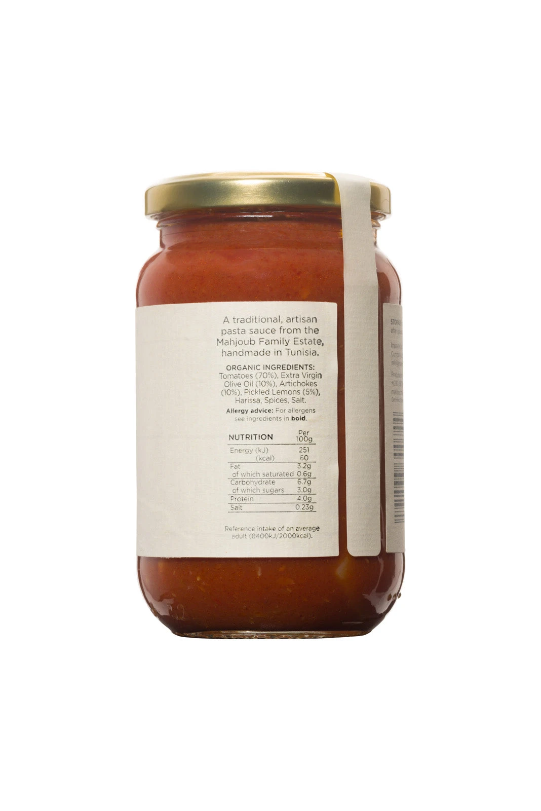 Les Moulins Mahjoub Pasta Sauce With Tomatoes, Artichokes And Pickled Lemons 340g 4 Les Moulins Mahjoub Pasta Sauce With Tomatoes, Artichokes And Pickled Lemons 340g - Image 2