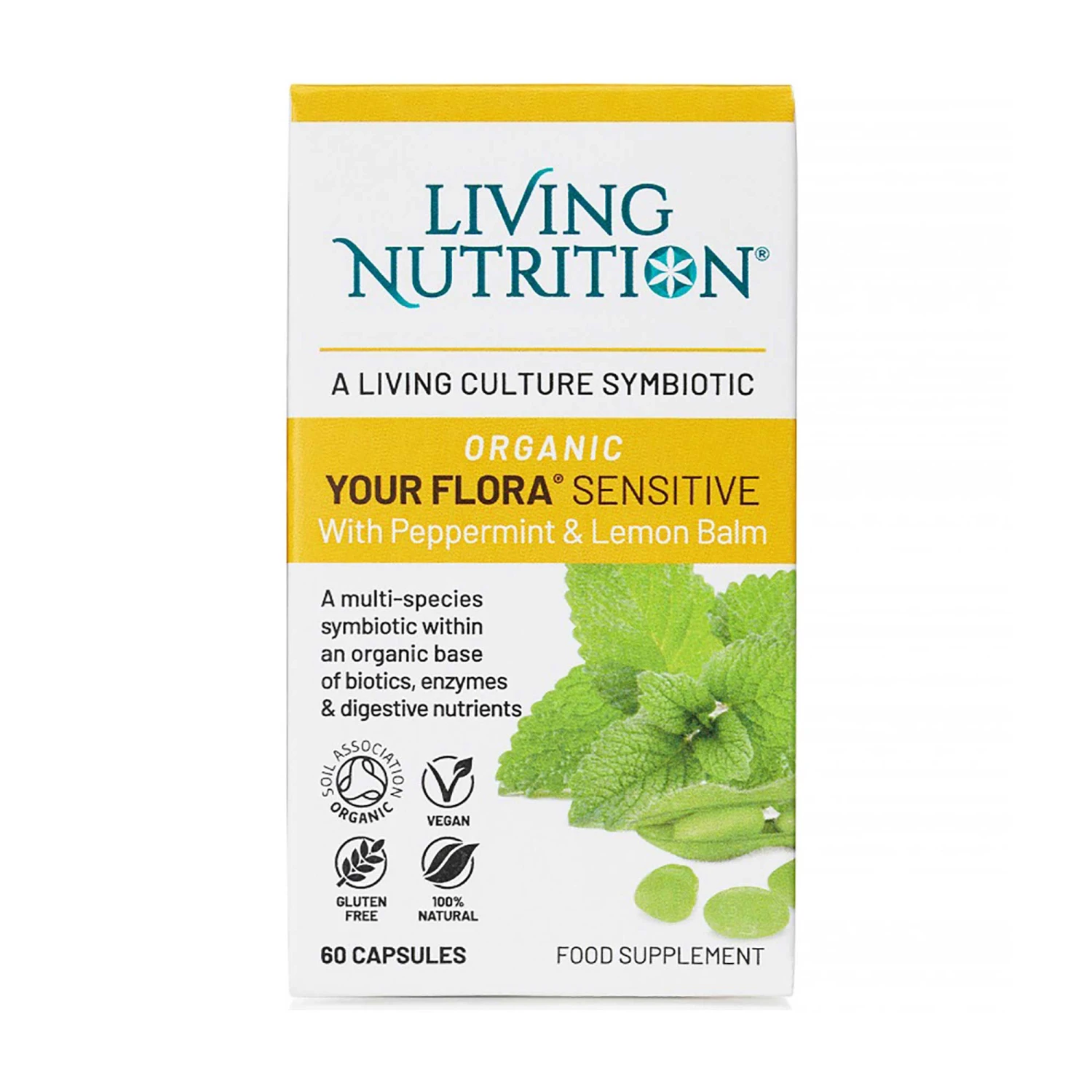 Living Nutrition Your Flora Sensitive 60 Caps 3 Living Nutrition Your Flora Sensitive 60 Caps