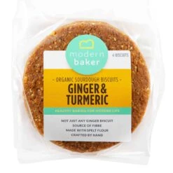 Modern Baker Ginger And Turmeric Biscuits 4 Pack